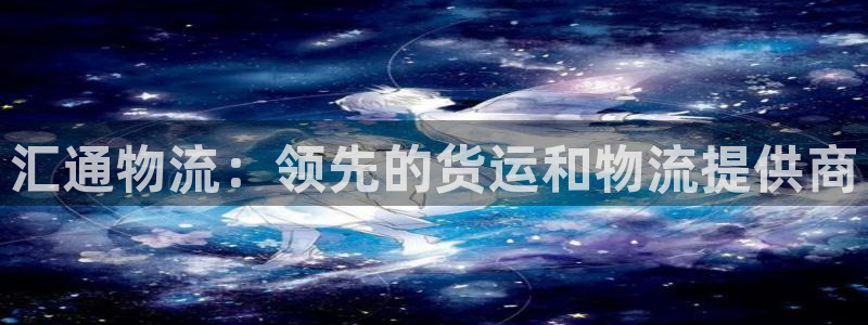 28圈登录不上咋回事：汇通物流：领先